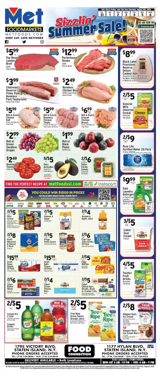 Met Foodmarkets catalogue | Attractive special offers for everyone | 2026-07-31T00:00:00.000Z - 2026-08-06T00:00:00.000Z