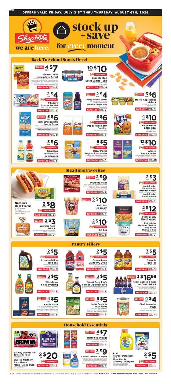 ShopRite catalogue in Washington-DC | Week of 07/31 | 2026-07-30T00:00:00.000Z - 2026-08-06T00:00:00.000Z