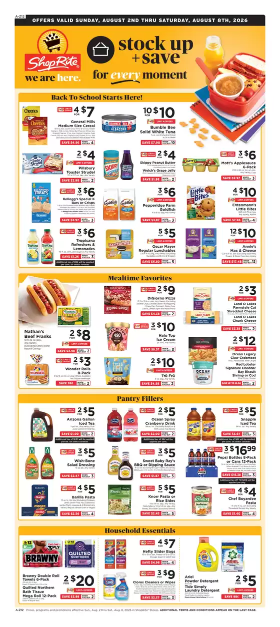 ShopRite catalogue in Springfield MA | Great offer for all customers | 2026-07-30T00:00:00.000Z - 2026-08-08T00:00:00.000Z