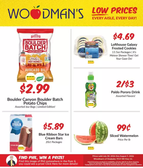 Woodman's catalogue | Attractive special offers for everyone | 2026-07-30T00:00:00.000Z - 2026-08-05T00:00:00.000Z