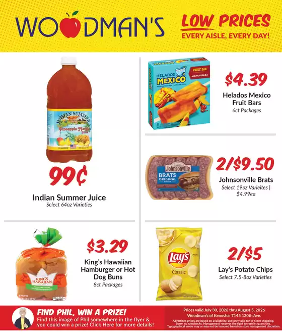 Woodman's catalogue in Schaumburg IL | Current deals and offers | 2026-07-30T00:00:00.000Z - 2026-08-05T00:00:00.000Z