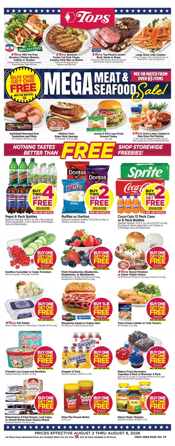 Tops catalogue | Current bargains and offers | 2026-08-02T00:00:00.000Z - 2026-08-08T00:00:00.000Z