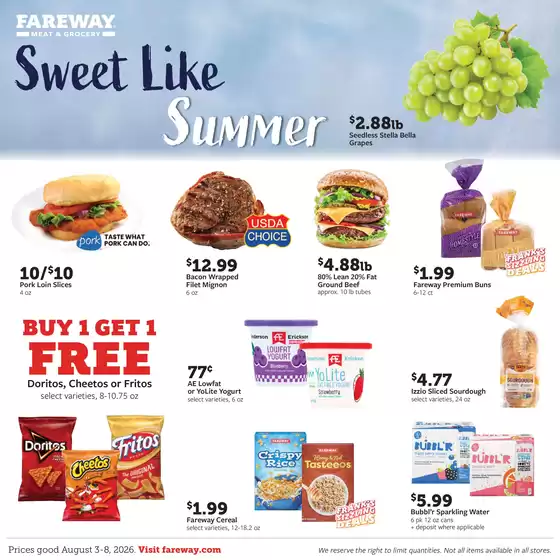 Fareway catalogue | Current bargains and offers | 2026-08-03T00:00:00.000Z - 2026-08-08T00:00:00.000Z