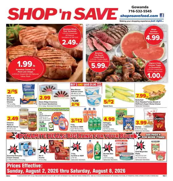 Shop 'n Save catalogue | Great offer for all customers | 2026-08-02T00:00:00.000Z - 2026-08-08T00:00:00.000Z