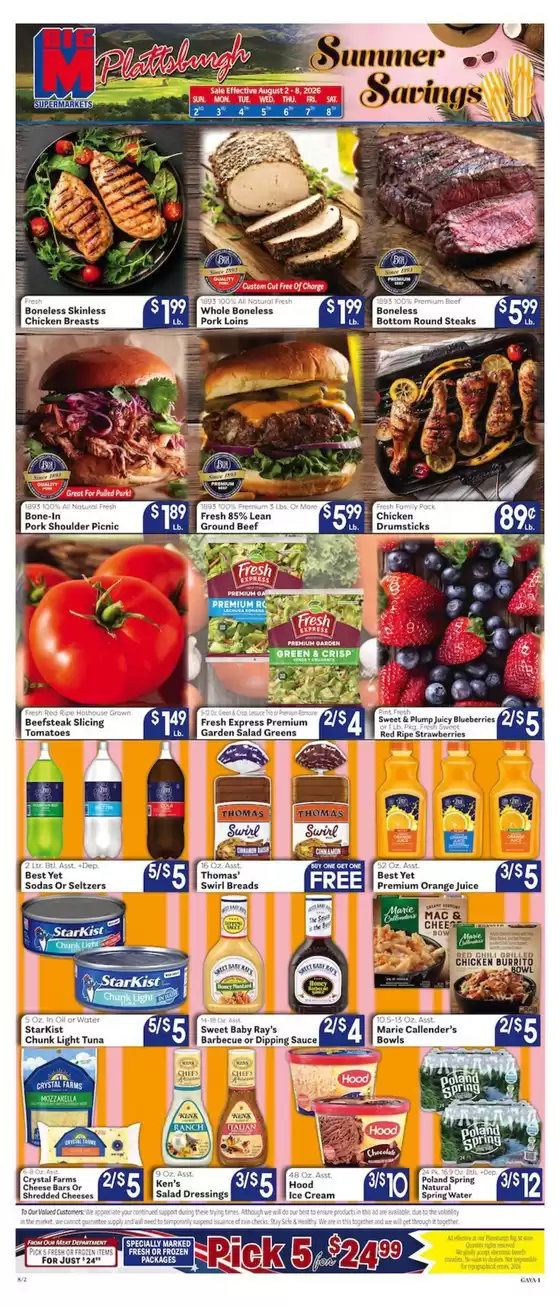 BigM Supermarkets catalogue | Great offer for all customers | 2026-08-02T00:00:00.000Z - 2026-08-08T00:00:00.000Z