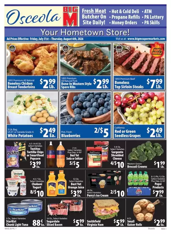 BigM Supermarkets catalogue | Exclusive deals and bargains | 2026-07-31T00:00:00.000Z - 2026-08-06T00:00:00.000Z