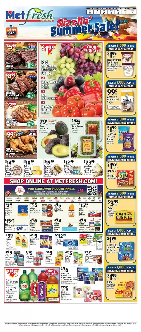 Met Foodmarkets catalogue in Yonkers NY | Top deals for all customers | 2026-07-31T00:00:00.000Z - 2026-08-06T00:00:00.000Z