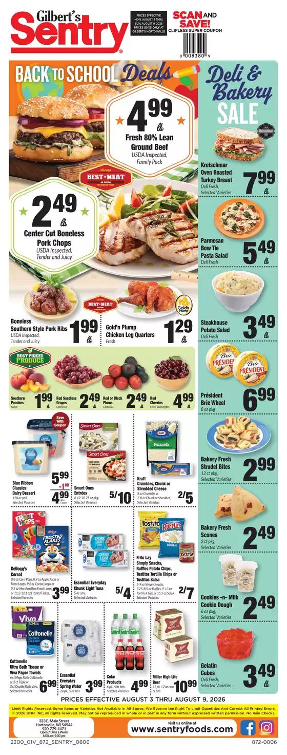 Sentry catalogue in Appleton WI | Weekly Ad | 2026-08-03T00:00:00.000Z - 2026-08-09T00:00:00.000Z