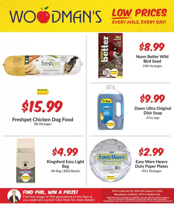Woodman's catalogue | Attractive special offers for everyone | 2026-07-30T00:00:00.000Z - 2026-08-05T00:00:00.000Z