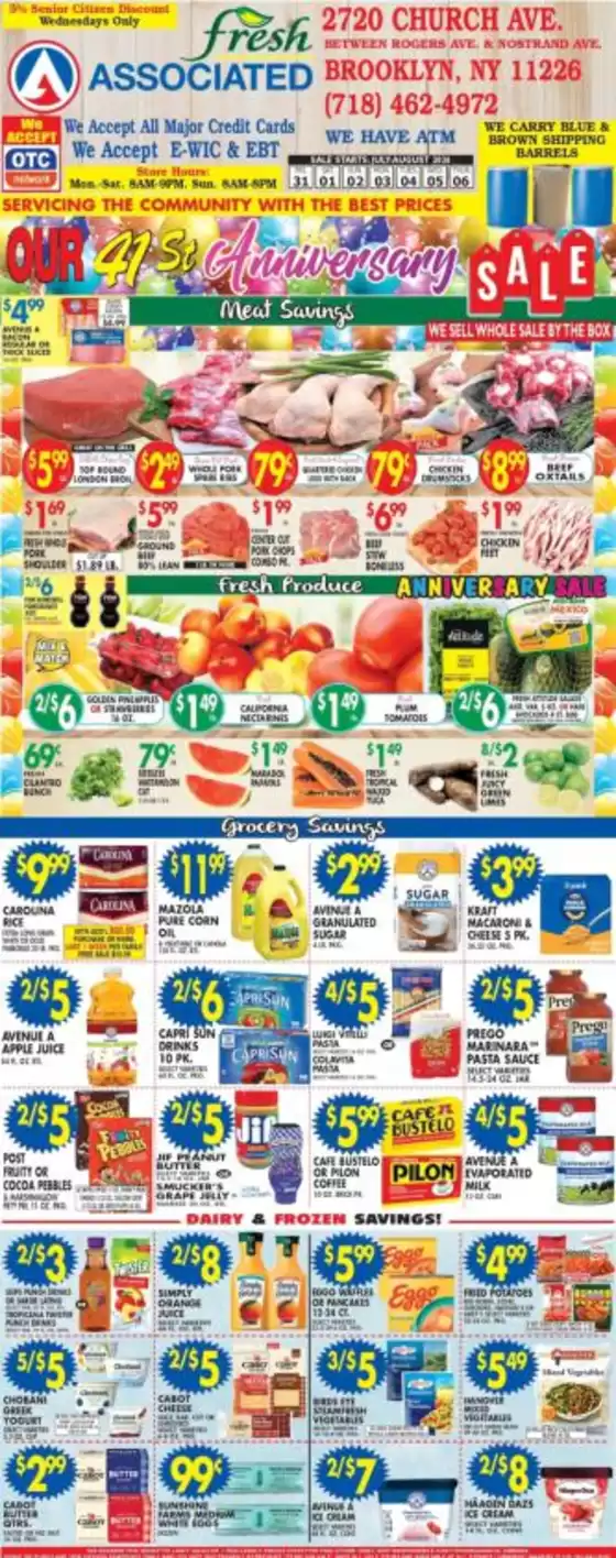 Associated catalogue in Rockville Centre NY | Current special promotions | 2026-07-31T00:00:00.000Z - 2026-08-06T00:00:00.000Z