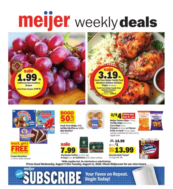 Meijer catalogue | Discounts and promotions | 2026-08-05T00:00:00.000Z - 2026-08-11T00:00:00.000Z