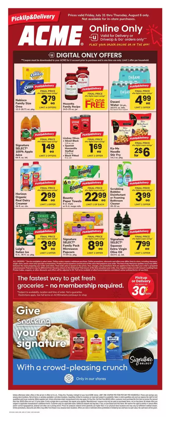 ACME catalogue in Havre De Grace MD | Acme Markets - SP | 2026-07-31T00:00:00.000Z - 2026-08-06T00:00:00.000Z