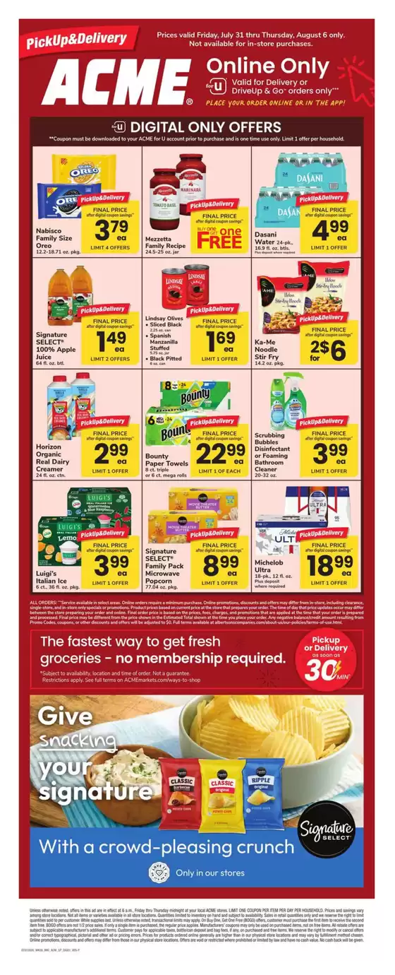 ACME catalogue in White Plains NY | Acme Markets - SP | 2026-07-31T00:00:00.000Z - 2026-08-06T00:00:00.000Z