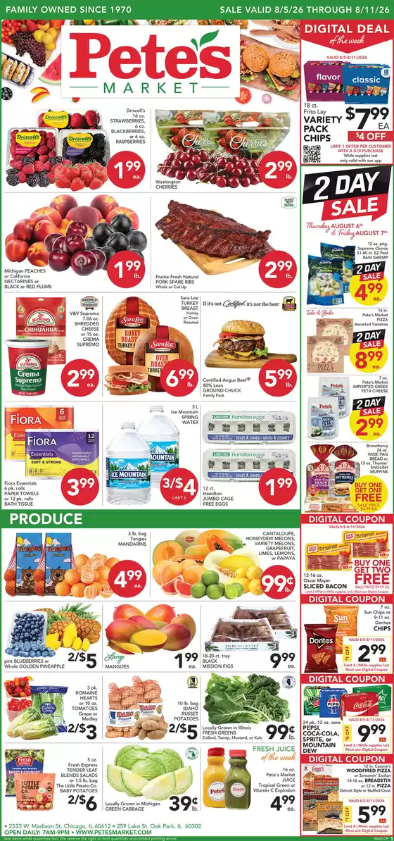 Pete's Fresh Market catalogue | New offers to discover | 2026-08-05T00:00:00.000Z - 2026-08-11T00:00:00.000Z