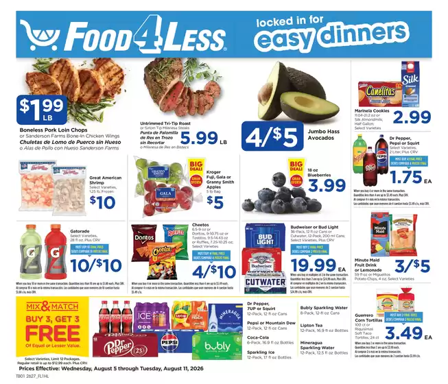 Food 4 Less catalogue | Our best offers for you | 2026-08-05T00:00:00.000Z - 2026-08-11T00:00:00.000Z