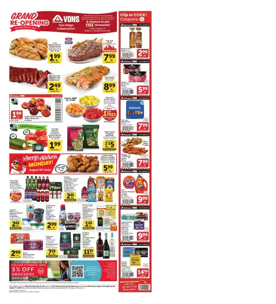 Vons catalogue in Poway CA | Weekly Ad - SoCal | 2026-08-05T00:00:00.000Z - 2026-08-11T00:00:00.000Z