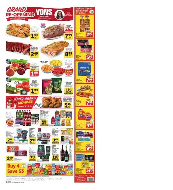 Vons catalogue in San Dimas CA | Weekly Ad - SoCal | 2026-08-05T00:00:00.000Z - 2026-08-11T00:00:00.000Z