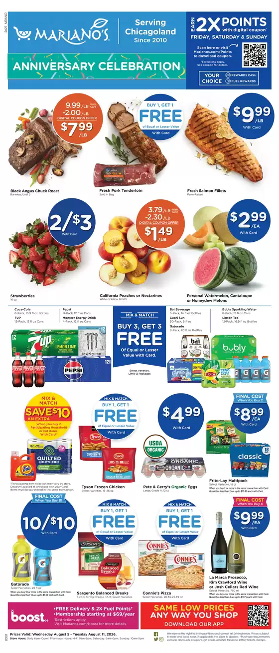 Mariano's catalogue in Chicago IL | Weekly Ad | 2026-08-05T00:00:00.000Z - 2026-08-11T00:00:00.000Z