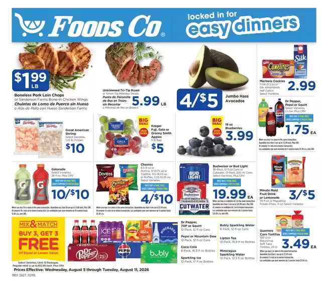Foods Co catalogue in Redwood City CA | Weekly Ad | 2026-08-05T00:00:00.000Z - 2026-08-11T00:00:00.000Z