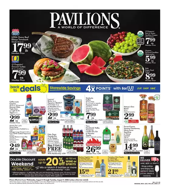 Pavilions catalogue in Simi Valley CA | Weekly Ad | 2026-08-05T00:00:00.000Z - 2026-08-11T00:00:00.000Z