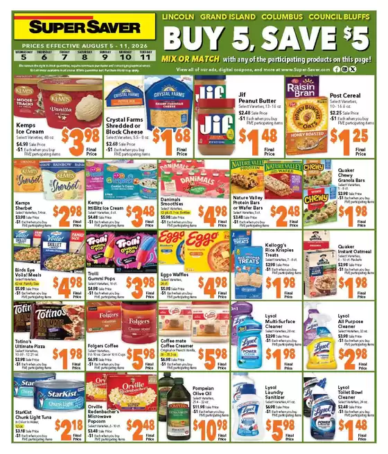 Super Saver catalogue | Exclusive bargains | 2026-08-05T00:00:00.000Z - 2026-08-11T00:00:00.000Z