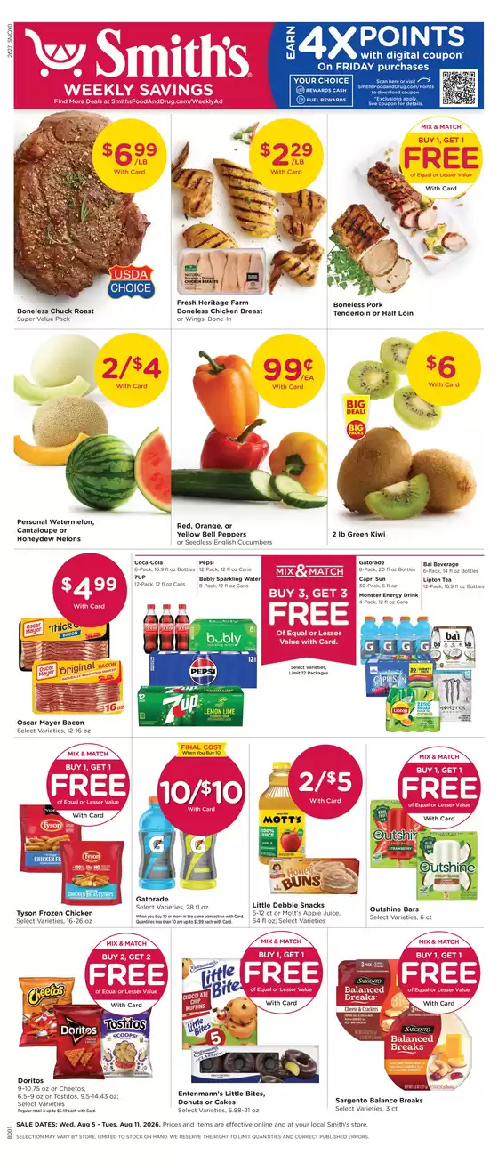 Smith's catalogue | Exclusive bargains | 2026-08-05T00:00:00.000Z - 2026-08-11T00:00:00.000Z