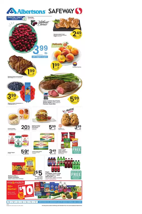 Albertsons catalogue | New offers to discover | 2026-08-05T00:00:00.000Z - 2026-08-11T00:00:00.000Z