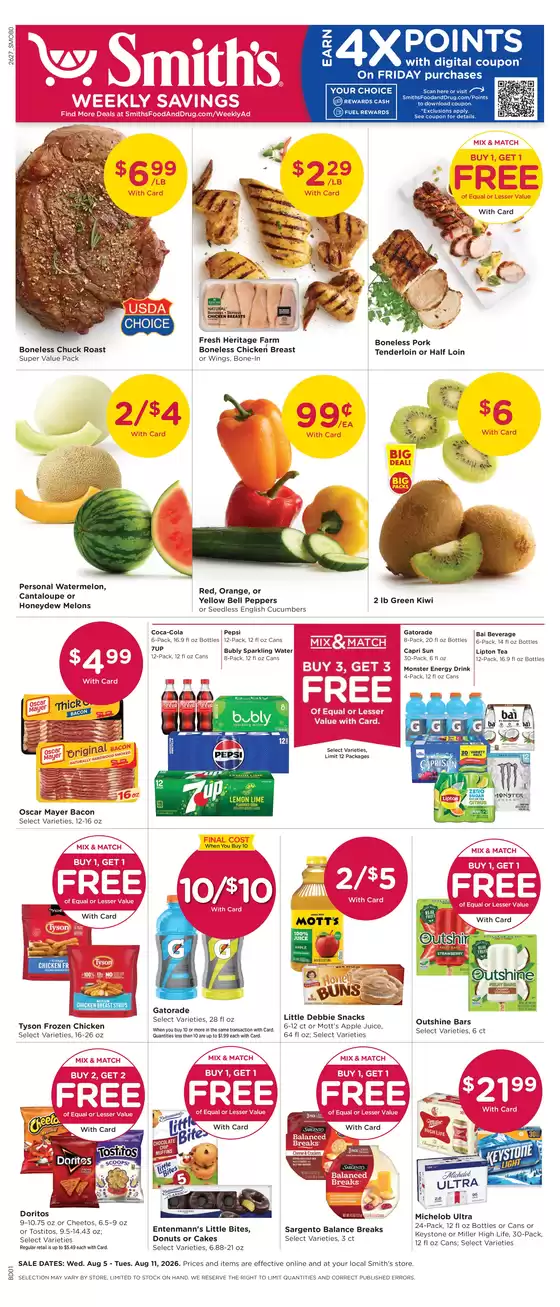 Smith's catalogue | Current bargains and offers | 2026-08-05T00:00:00.000Z - 2026-08-11T00:00:00.000Z