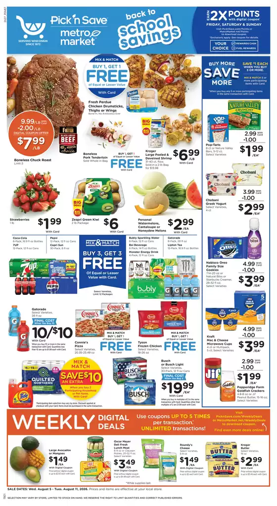 Pick'n Save catalogue | Weekly Ad | 2026-08-05T00:00:00.000Z - 2026-08-11T00:00:00.000Z