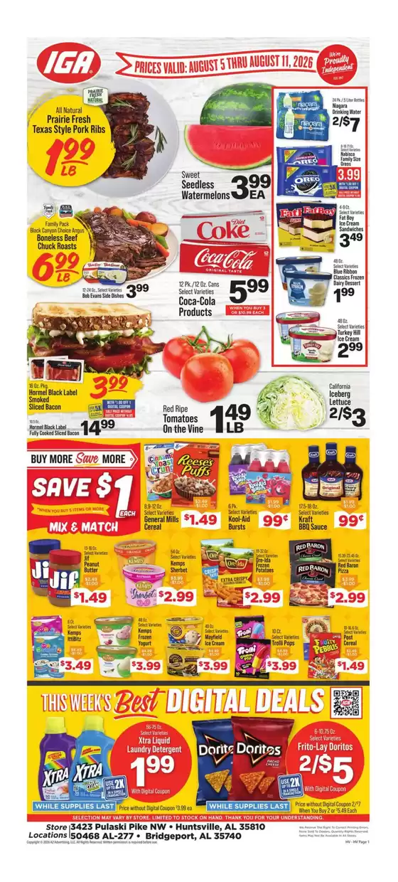 IGA catalogue in Union City GA | New offers to discover | 2026-08-05T00:00:00.000Z - 2026-08-11T00:00:00.000Z