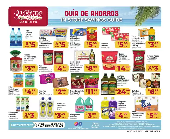 Cardenas catalogue | Great offer for bargain hunters | 2026-07-29T00:00:00.000Z - 2026-09-01T00:00:00.000Z