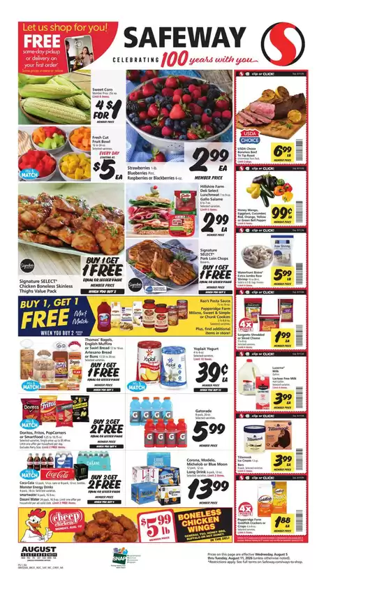 Safeway catalogue in Modesto CA | Top offers for all bargain hunters | 2026-08-05T00:00:00.000Z - 2026-08-11T00:00:00.000Z
