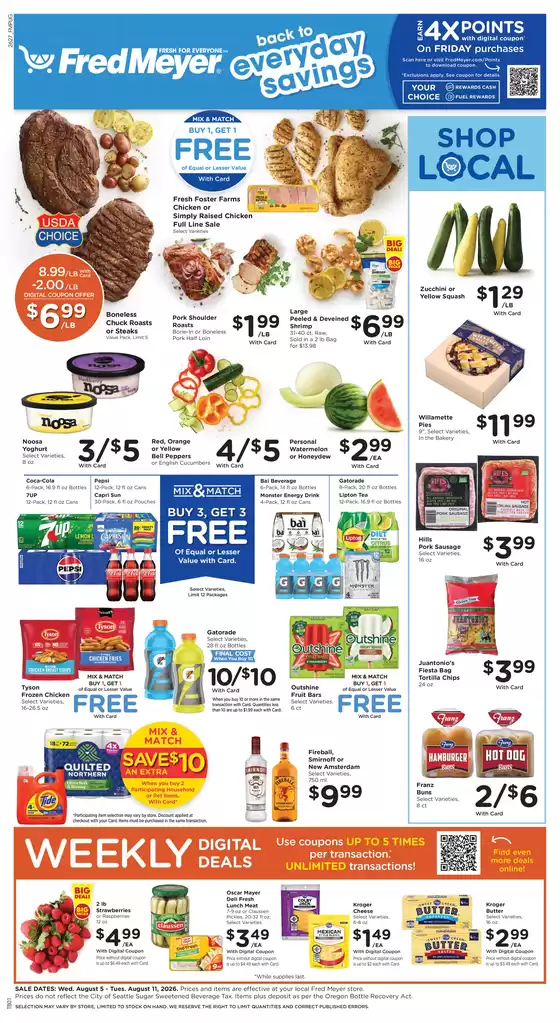 Fred Meyer catalogue | Exclusive deals for our customers | 2026-08-05T00:00:00.000Z - 2026-08-11T00:00:00.000Z
