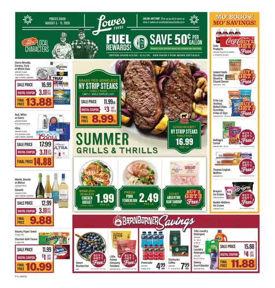 Lowes Foods catalogue in Simpsonville SC | Weekly Ad | 2026-08-05T00:00:00.000Z - 2026-08-11T00:00:00.000Z