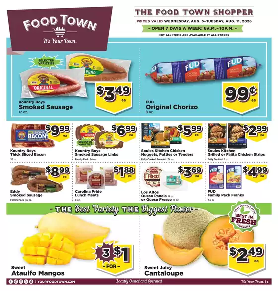Food Town catalogue | FoodTownInStoreAd | 2026-08-05T00:00:00.000Z - 2026-08-11T00:00:00.000Z