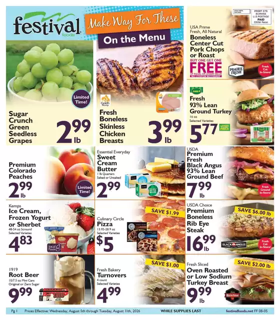 Festival Foods catalogue | Festival Foods weekly ad | 2026-08-05T00:00:00.000Z - 2026-08-11T00:00:00.000Z