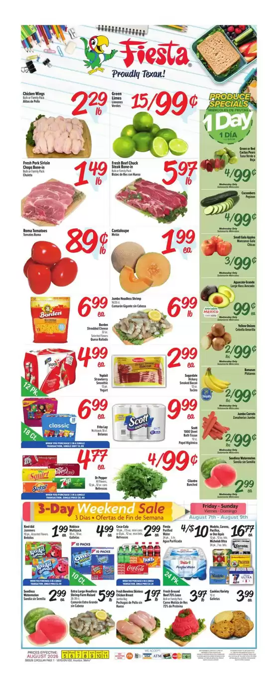 Fiesta Mart catalogue | Top offers for smart savers | 2026-08-05T00:00:00.000Z - 2026-08-11T00:00:00.000Z