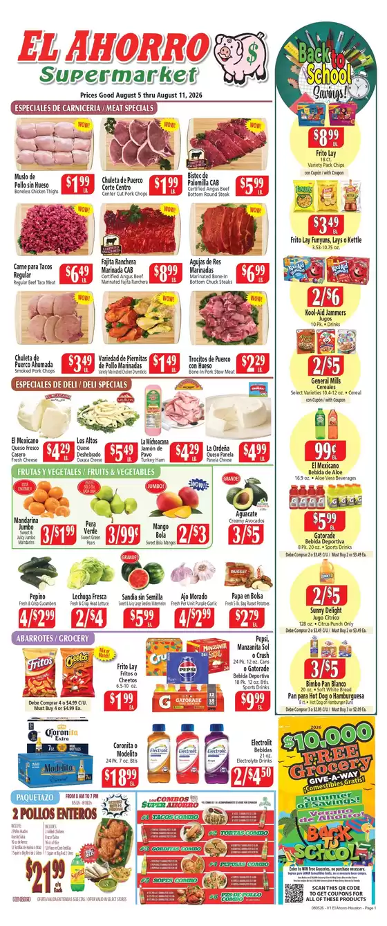 El Ahorro catalogue | Wide range of offers | 2026-08-05T00:00:00.000Z - 2026-08-11T00:00:00.000Z