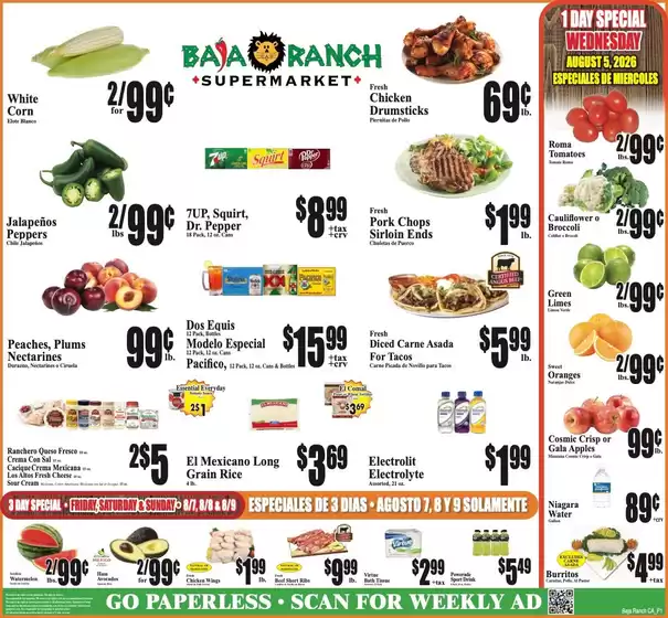 Baja Ranch catalogue | Baja Ranch weekly ad | 2026-08-05T00:00:00.000Z - 2026-08-11T00:00:00.000Z