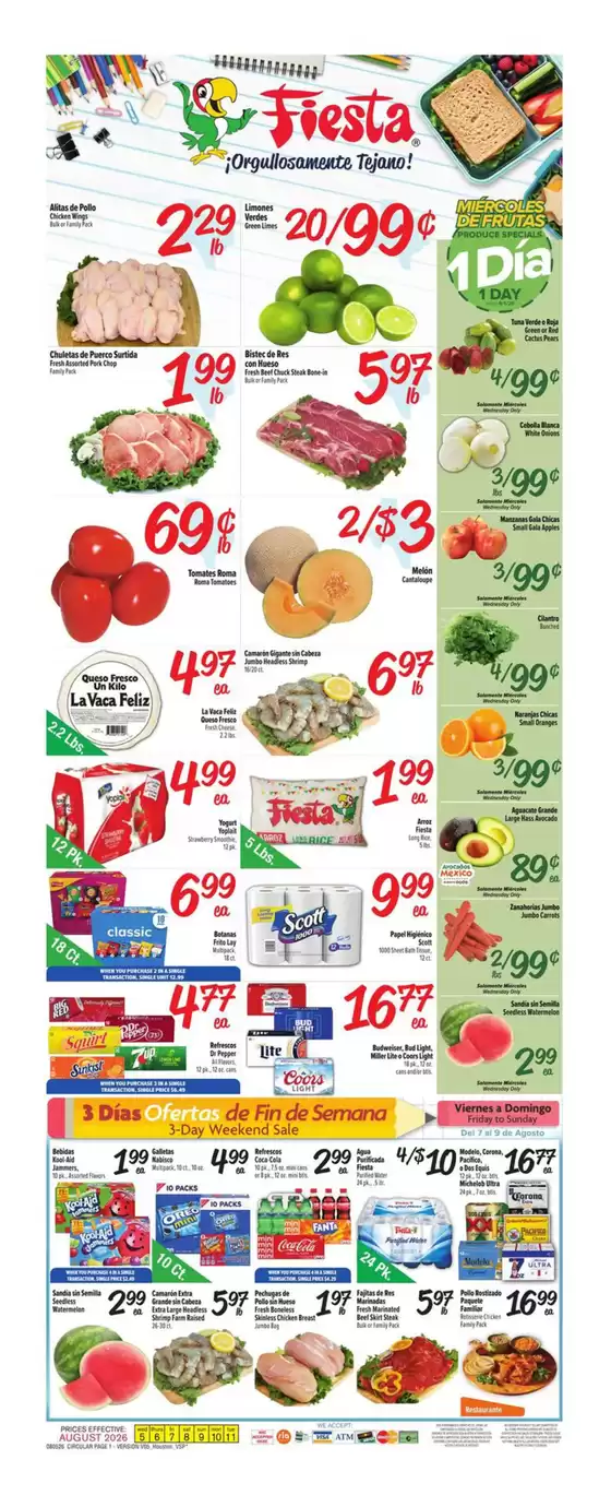 Fiesta Mart catalogue | Exclusive deals and bargains | 2026-08-05T00:00:00.000Z - 2026-08-11T00:00:00.000Z