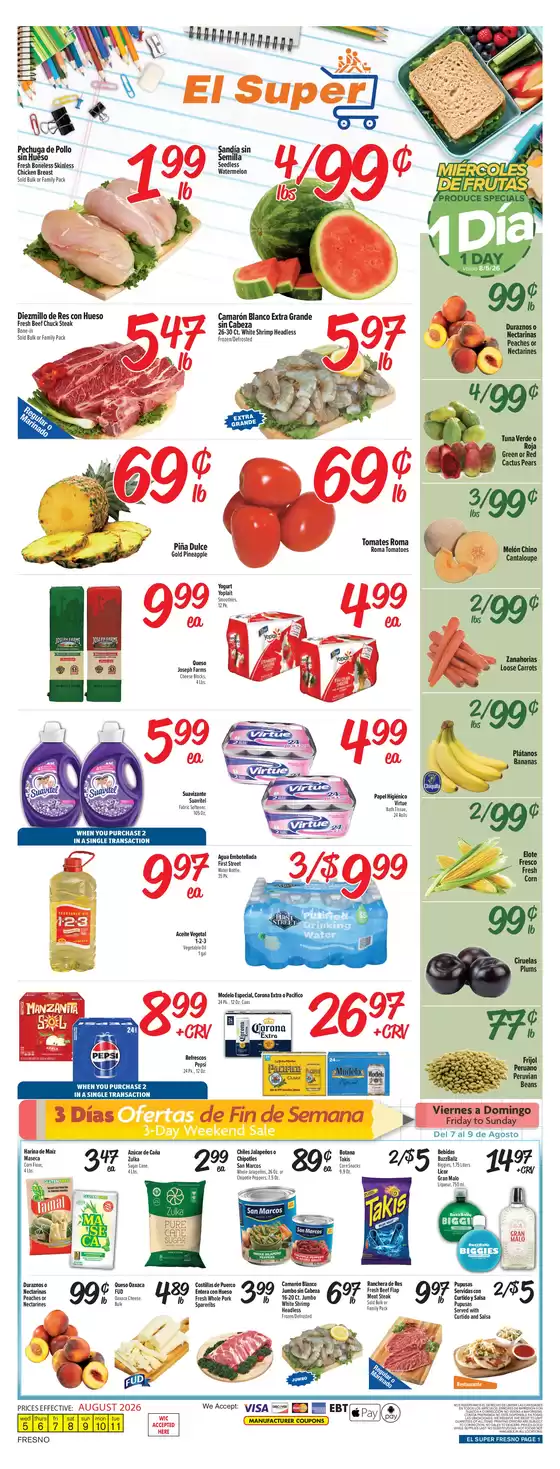 El Super catalogue | Our best bargains | 2026-08-05T00:00:00.000Z - 2026-08-11T00:00:00.000Z
