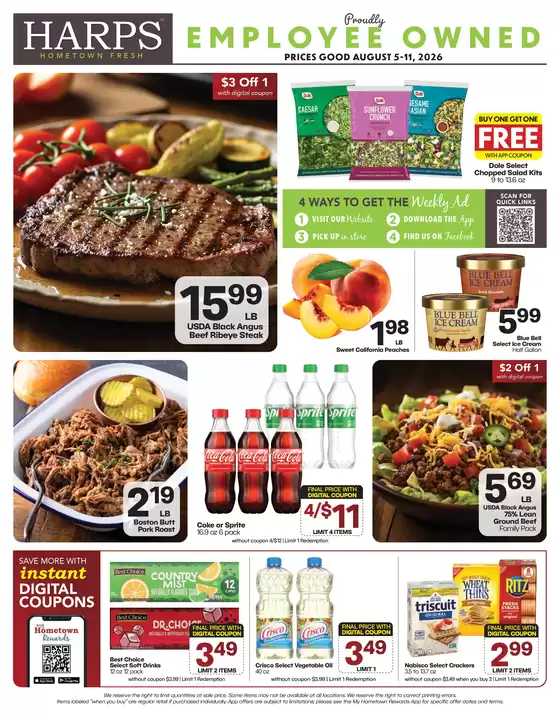 Harp's Market catalogue | Our best bargains | 2026-08-05T00:00:00.000Z - 2026-08-11T00:00:00.000Z