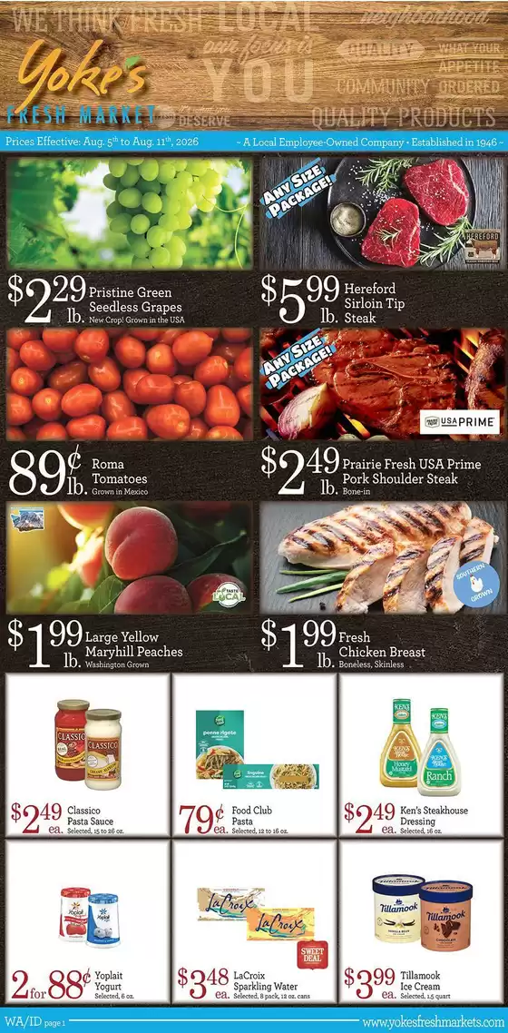 Yoke's Fresh Market  catalogue | Our best deals for you | 2026-08-05T00:00:00.000Z - 2026-08-11T00:00:00.000Z