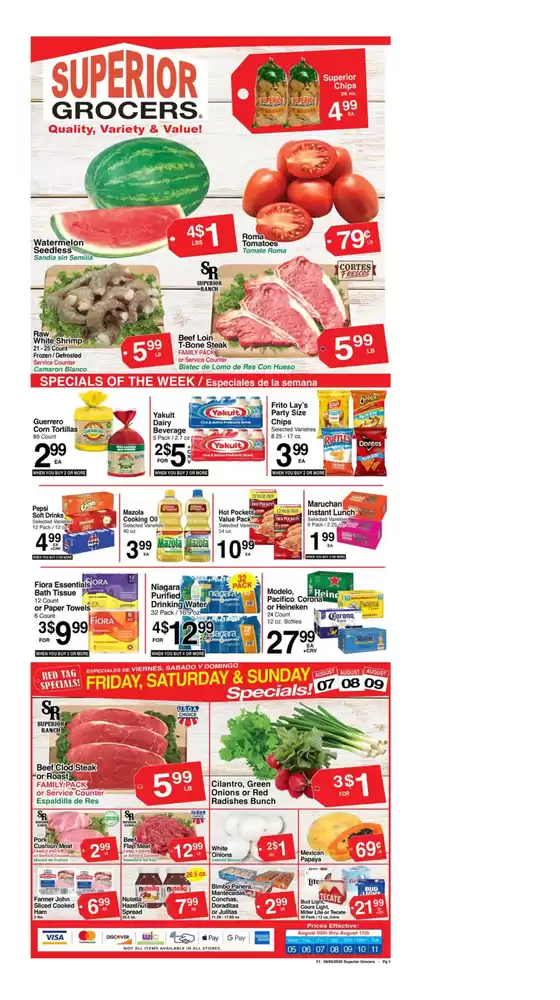 Superior Grocers catalogue in Tustin CA | Weekly Specials | 2026-08-05T00:00:00.000Z - 2026-08-11T00:00:00.000Z