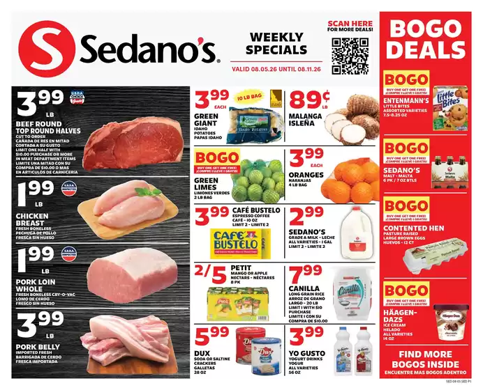 Sedano's catalogue in Hialeah FL | Sedano's weekly ad | 2026-08-05T00:00:00.000Z - 2026-08-11T00:00:00.000Z