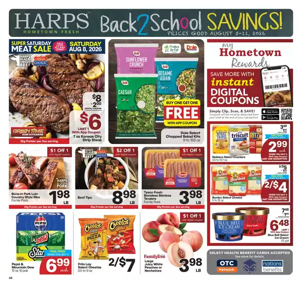 Harp's Market catalogue | Save now with our deals | 2026-08-05T00:00:00.000Z - 2026-08-11T00:00:00.000Z