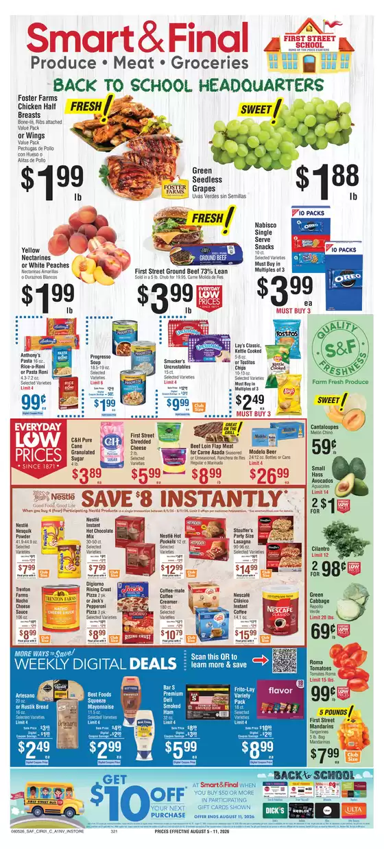 Smart & Final catalogue in Tustin CA | Save now with our deals | 2026-08-05T00:00:00.000Z - 2026-08-06T00:00:00.000Z