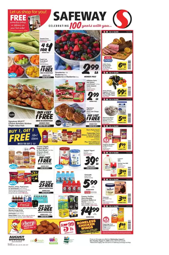 Safeway catalogue in Capitola CA | Top offers for all bargain hunters | 2026-08-05T00:00:00.000Z - 2026-08-11T00:00:00.000Z