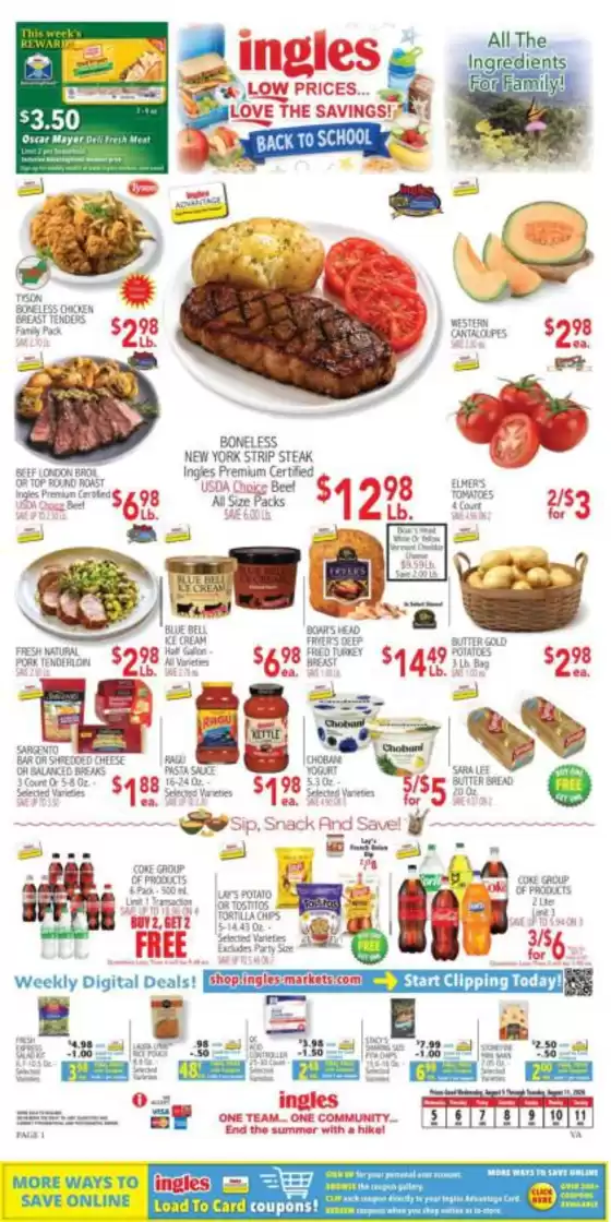 Ingles Markets catalogue | Ingles Markets weekly ad | 2026-08-07T00:00:00.000Z - 2026-08-20T00:00:00.000Z