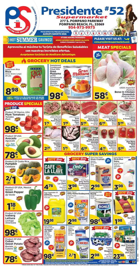 Presidente catalogue | Current special promotions | 2026-08-01T00:00:00.000Z - 2026-08-31T00:00:00.000Z
